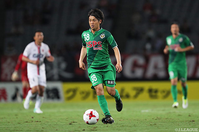 精度の高いキックで同点ゴールをアシストした梶川 諒太（東京Ｖ）【明治安田Ｊ２ 第22節 東京Ｖvs岡山】