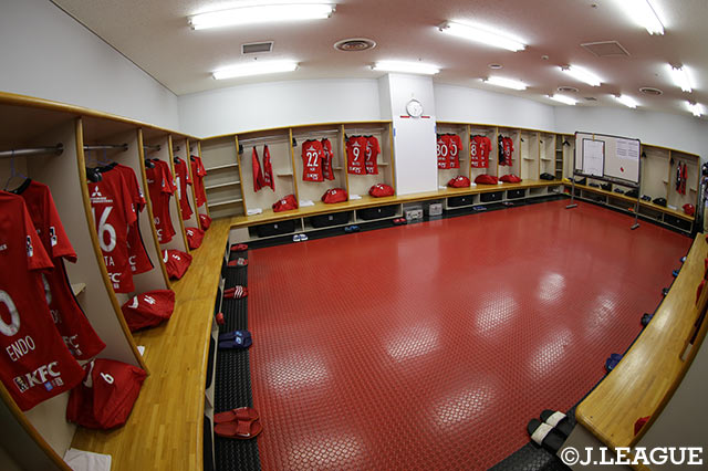 浦和のロッカールーム。いつも通り対戦相手を“聖地”で迎え撃つ【明治安田Ｊリーグワールドチャレンジ 浦和vsボルシア・ドルトムント】