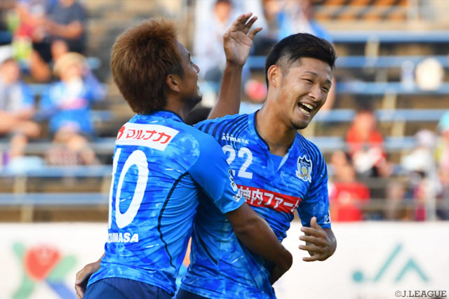 武田 有祐の今季初得点で先手を取った讃岐【明治安田Ｊ２ 第23節 讃岐vs山口】