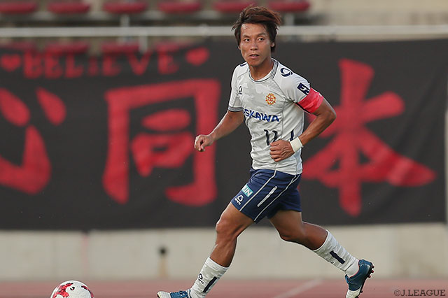 両チーム最多3本のシュートを放った池元 友樹（北九州）【明治安田Ｊ３ 第17節 琉球vs北九州】