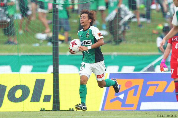 今季初得点で1点を返し、一矢報いた普光院 誠（相模原）【明治安田Ｊ３ 第17節 相模原vs鹿児島】