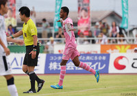 2得点の大活躍で逆転勝利に導いたアレックス（福島）【明治安田Ｊ３ 第17節 福島vsＣ大23】