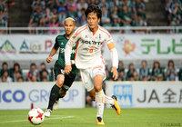 追撃のゴールで1点差とした小島 秀仁（愛媛）【明治安田Ｊ２ 第24節 松本vs愛媛】