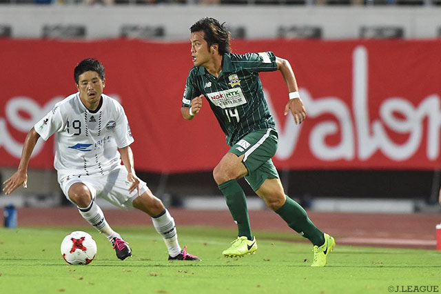 後半から出場し、攻撃を活性化させた風間 宏矢（岐阜）【明治安田Ｊ２ 第24節 岐阜vs町田】