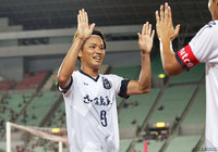 2得点で今季通算得点を13とし、得点ランキング単独首位に立った藤本 憲明（鹿児島）【明治安田Ｊ３ 第18節 Ｃ大23vs鹿児島】