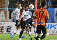 横浜FCにＪ２アウェイ通算100勝目をもたらす決勝点を挙げたイバ（横浜FC）【明治安田Ｊ２ 第25節 山口vs横浜FC】