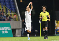 4試合連続ゴールとなる先制点を挙げた杉本 健勇（Ｃ大阪）【明治安田Ｊ１ 第19節 Ｇ大阪vsＣ大阪】