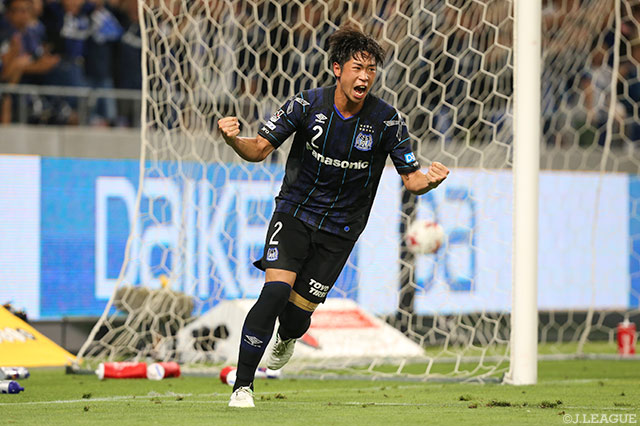 CKから殊勲の逆転ヘッドを押し込んだ三浦 弦太（Ｇ大阪）【明治安田Ｊ１ 第19節 Ｇ大阪vsＣ大阪】