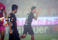 後半アディショナルタイム2分にダメ押しとなる２試合連続ゴールを決めた鈴木 優磨（鹿島）【明治安田Ｊ１ 第20節 鹿島vs仙台】