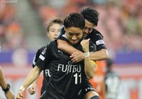 39分、小林悠（#11）のゴールでアウェイの川崎Ｆが先制【明治安田Ｊ１ 第21節 新潟vs川崎Ｆ】