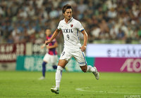 左サイドを攻略し、同点ゴールの起点となった鈴木 優磨（鹿島）【明治安田Ｊ１ 第21節 神戸vs鹿島】