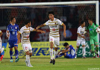 68分に反撃のヘッドを決めた垣田 裕暉（金沢）【明治安田Ｊ２ 第27節 山形vs金沢】