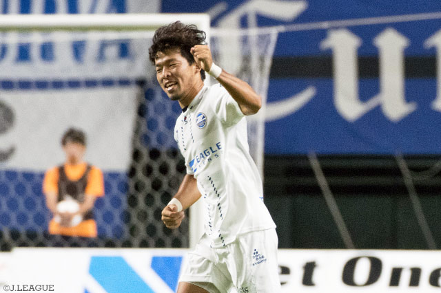 待望の今季初得点で3点差とした鈴木 孝司（町田）【明治安田Ｊ２ 第27節 大分vs町田】