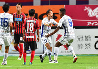 後半から出場し、期待に応える同点弾を決めた阿部 翔平（甲府）【明治安田Ｊ１ 第22節 札幌vs甲府】