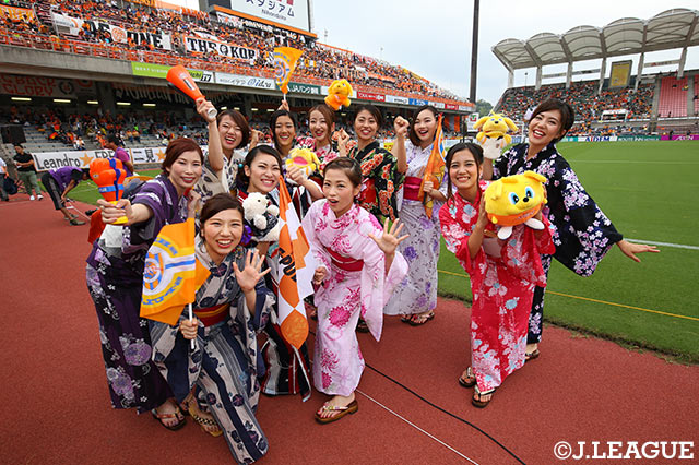 アイスタに浴衣美女出没中！【明治安田Ｊ１ 第22節 清水vs柏】
