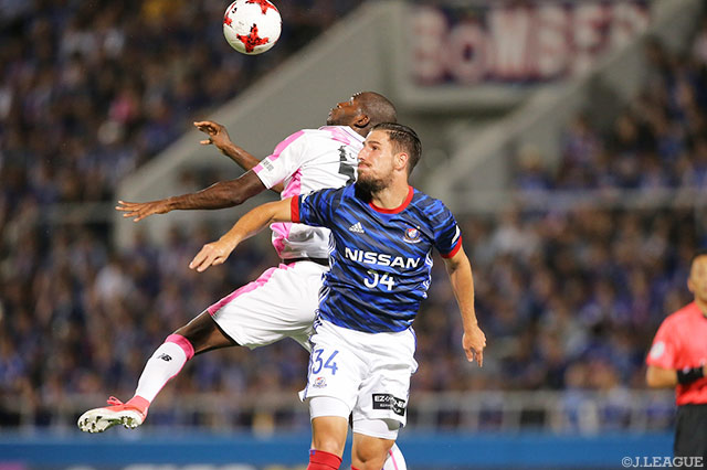 5本のシュートを放つも無得点に終わったビクトル イバルボ（鳥栖）【明治安田Ｊ１ 第22節 横浜FMvs鳥栖】