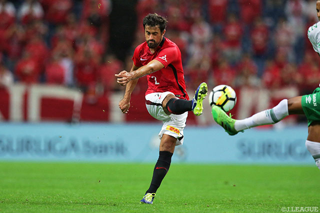 加入後初出場を果たし、最終ラインで奮闘したマウリシオ（浦和）【スルガ銀行チャンピオンシップ2017 浦和vsシャペコエンセ】