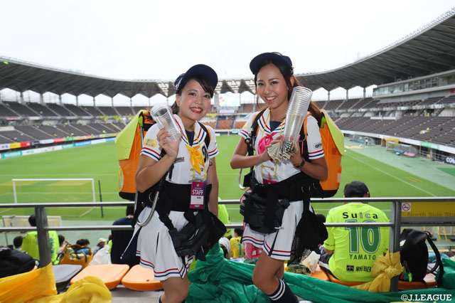 今日は涼しいけどそれでも売ってみせます！【明治安田Ｊ２ 第28節 千葉vs湘南】