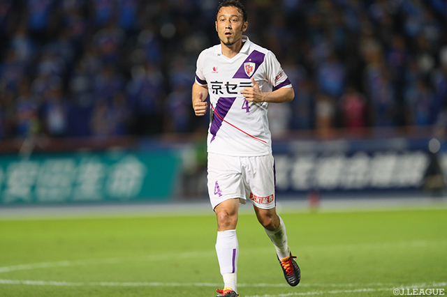 かつての古巣水戸のピッチに立った田中 マルクス闘莉王（京都）【明治安田Ｊ２ 第28節 水戸vs京都】