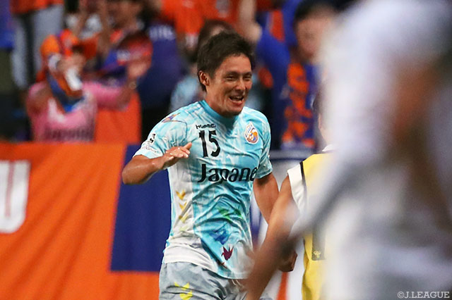 CKのキッカーを務め、オウンゴールを誘発した島田 譲（長崎）【明治安田Ｊ２ 第28節 福岡vs長崎】