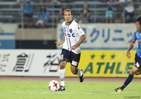 自らも得点を狙うも、無得点に終わったレアンドロ ドミンゲス（横浜FC）【明治安田Ｊ２ 第28節 讃岐vs横浜FC】