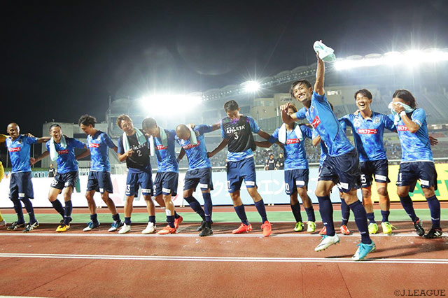 今季初の3連勝で残留圏内をキープした讃岐【明治安田Ｊ２ 第28節 讃岐vs横浜FC】