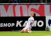 14分に得点ランキング2位に並ぶ今季15点目のゴールを決めた渡 大生（徳島）【明治安田Ｊ２ 第28節 金沢vs徳島】