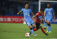 この日の２得点を演出した家長 昭博（川崎Ｆ）【明治安田Ｊ１ 第23節 川崎Ｆvs札幌】