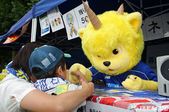 売店に頼もしい味方！ディーオ君が降臨!!【明治安田Ｊ２ 第29節 山形vs千葉】