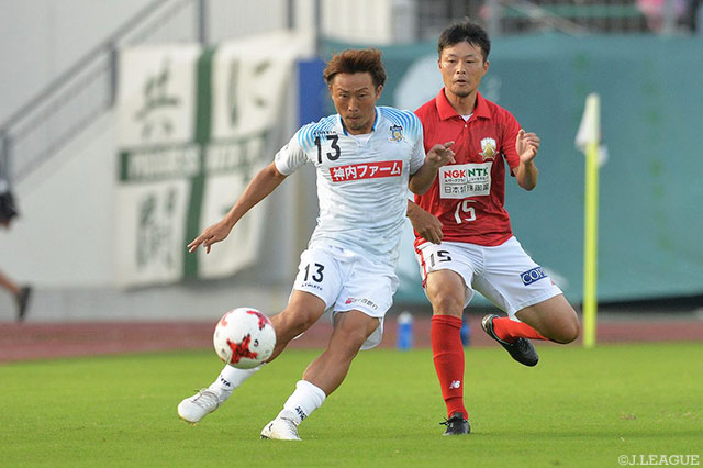 6分の先制点で勢いをもたらした木島 徹也（讃岐）【明治安田Ｊ２ 第29節 岐阜vs讃岐】