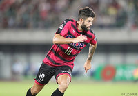 初の先発出場でチャンスに絡んだオルシーニ（岡山）【明治安田Ｊ２ 第29節 岡山vs松本】