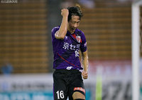 CKから先制ヘッドを押し込んだイ ヨンジェ（京都）【明治安田Ｊ２ 第29節 京都vs大分】