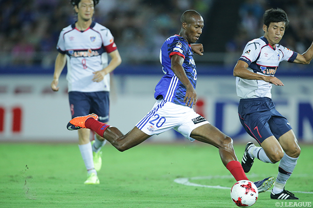 何度もFC東京ゴールを脅かしたマルティノス（横浜FM）【明治安田Ｊ１ 第24節 横浜FMvsFC東京】