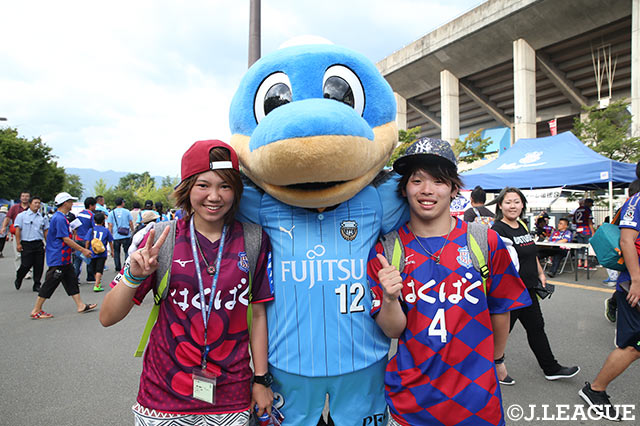 フロン太くん、山梨中銀に遠征中！【明治安田Ｊ１ 第24節 甲府vs川崎Ｆ】