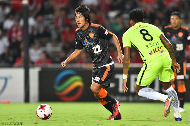 CKのキッカーを務め、先制点を演出した枝村 匠馬（清水）【明治安田Ｊ１ 第24節 清水vs浦和】