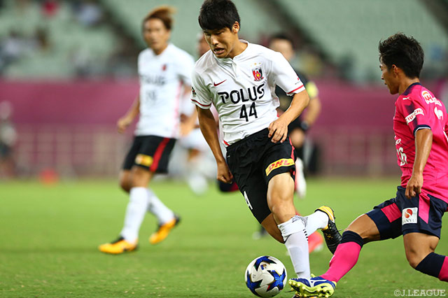 負傷のマウリシオに代わって急きょピッチに立った橋岡 大樹（浦和）【ルヴァンカップ 準々決勝 第1戦 Ｃ大阪vs浦和】