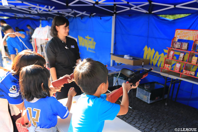 モンテ de 秋祭り開催！子供たちはジャンボ射的に夢中！【明治安田Ｊ２ 第31節 山形vs岡山】