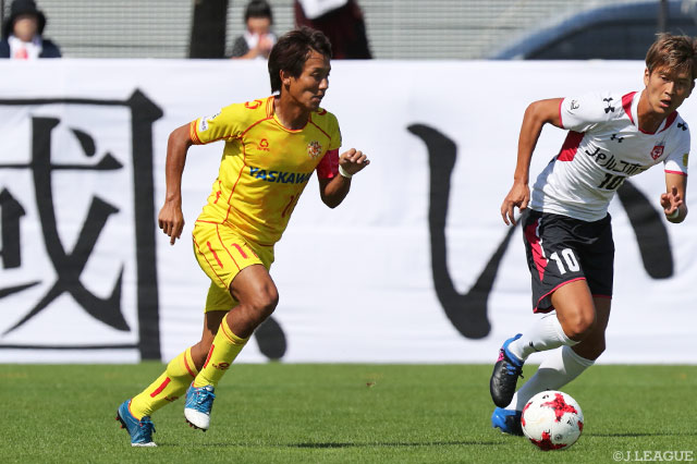 2ゴールの活躍で得点ランキング2位に浮上した池元 友樹（北九州）