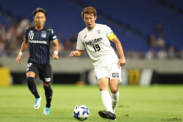 前線での奮闘実らず、無得点に終わった渡邉 千真（神戸）【ルヴァンカップ 準々決勝 第2戦 Ｇ大阪vs神戸】