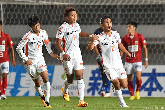 有田 光希（#9）のゴールで試合を振り出しに戻した愛媛【明治安田Ｊ２ 第31節 岐阜vs愛媛】