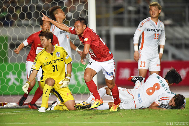 難波 宏明の決勝ヘッドで競り勝ち、久々の連勝を果たした岐阜【明治安田Ｊ２ 第31節 岐阜vs愛媛】