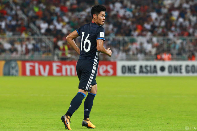 オーストラリア戦に続きフル出場を果たした山口 蛍（Ｃ大阪）【ロシアＷ杯 アジア最終予選 サウジアラビアvs日本】