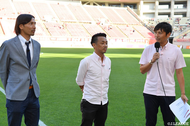 鹿島のレジェンズが集結！本田 泰人氏、鈴木 隆行氏及び中田 浩二氏によるトークショーを開催！【明治安田Ｊ１ 第25節 鹿島vs大宮】