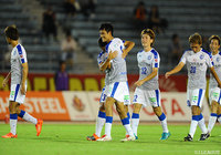 試合終盤89分に劇的な決勝ゴールを決めた鈴木 義宜（大分/#5）【明治安田Ｊ２ 第32節 名古屋vs大分】