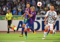 3本のシュートを放つなどアグレッシブなプレーを見せた新井 涼平（甲府）【明治安田Ｊ１ 第25節 甲府vs清水】