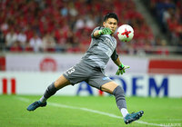 17本のシュートを浴びながPKによる１失点だけに抑えた中村 航輔（柏）【明治安田Ｊ１ 第25節 浦和vs柏】