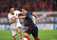 金崎 夢生の先制ゴールをアシストするなどスタメン起用に応えた金森 健志（鹿島）【明治安田Ｊ１ 第25節 鹿島vs大宮】