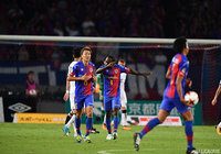 71分に１点差に詰め寄る反撃のゴールを決めたピーター ウタカ（FC東京）【明治安田Ｊ１ 第25節 FC東京vsＣ大阪】