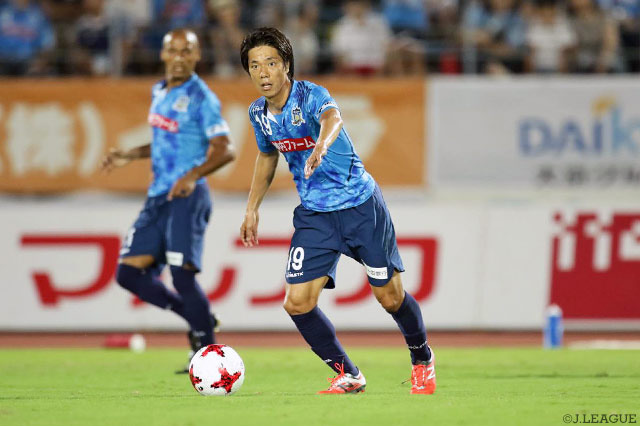 両チーム最多5本のシュートを放った仲間 隼斗（讃岐）【明治安田Ｊ２ 第32節 讃岐vs熊本】