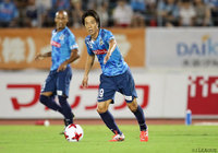 両チーム最多5本のシュートを放った仲間 隼斗（讃岐）【明治安田Ｊ２ 第32節 讃岐vs熊本】